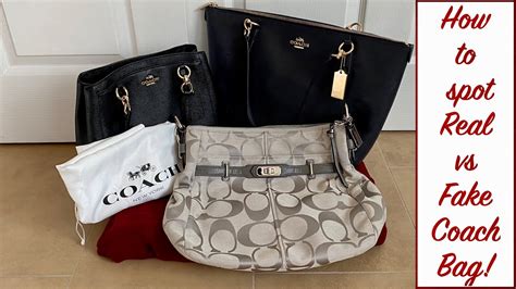 fake coach bag vs real|knockoff coach purses with wallets.